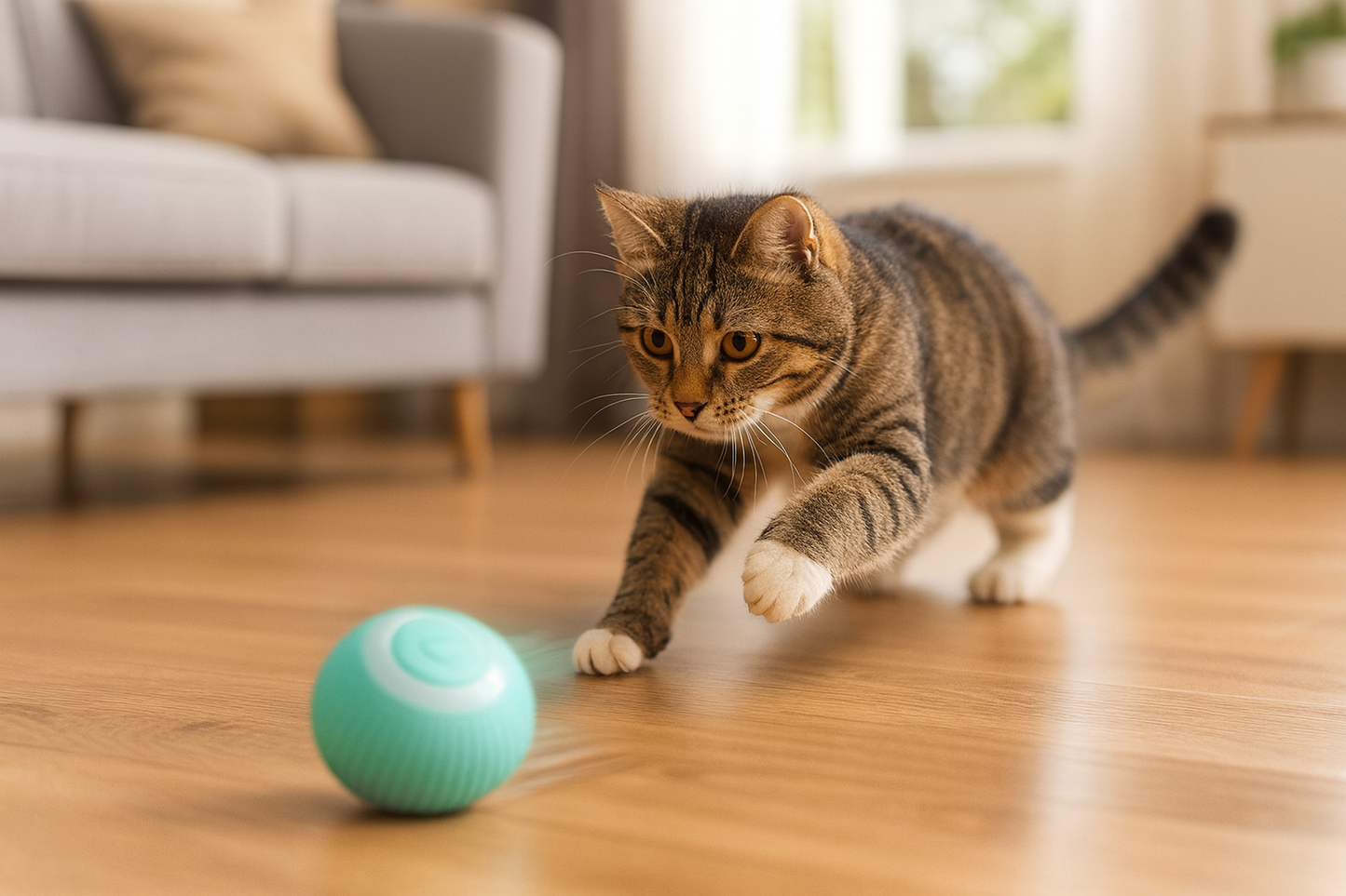 BOLA INTERACTIVA PARA GATOS