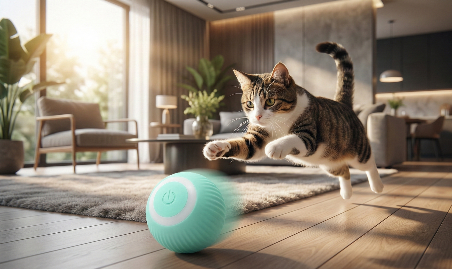 BOLA INTERACTIVA PARA GATOS