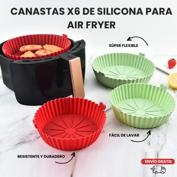 SET DE MOLDE DE SILICONA AIRFRYER X6